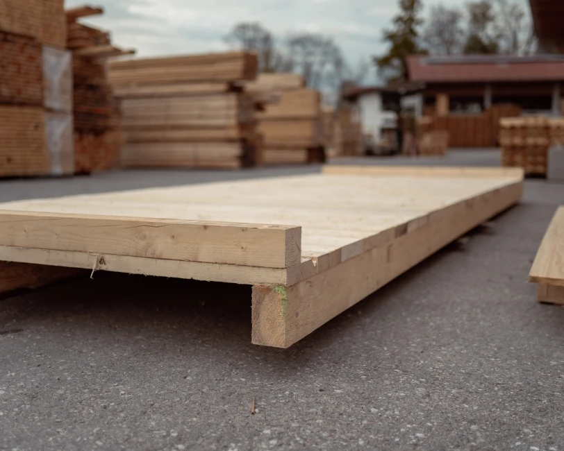 Steinwendner Holz Transportboden am Standort in Oberösterreich